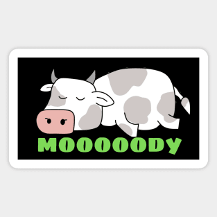 Moody Cow | Cow Pun Magnet